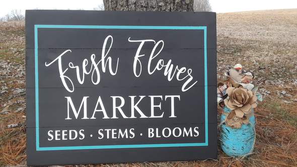 Fresh Flower Market 14x17