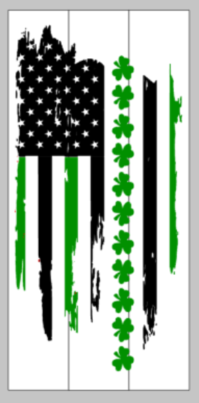 Clover flag 10.5x22