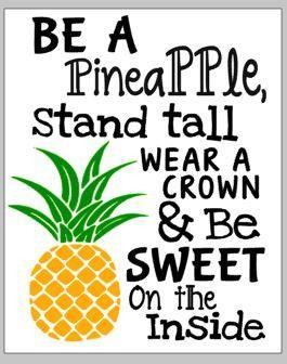 Be a pineapple 10.5x14