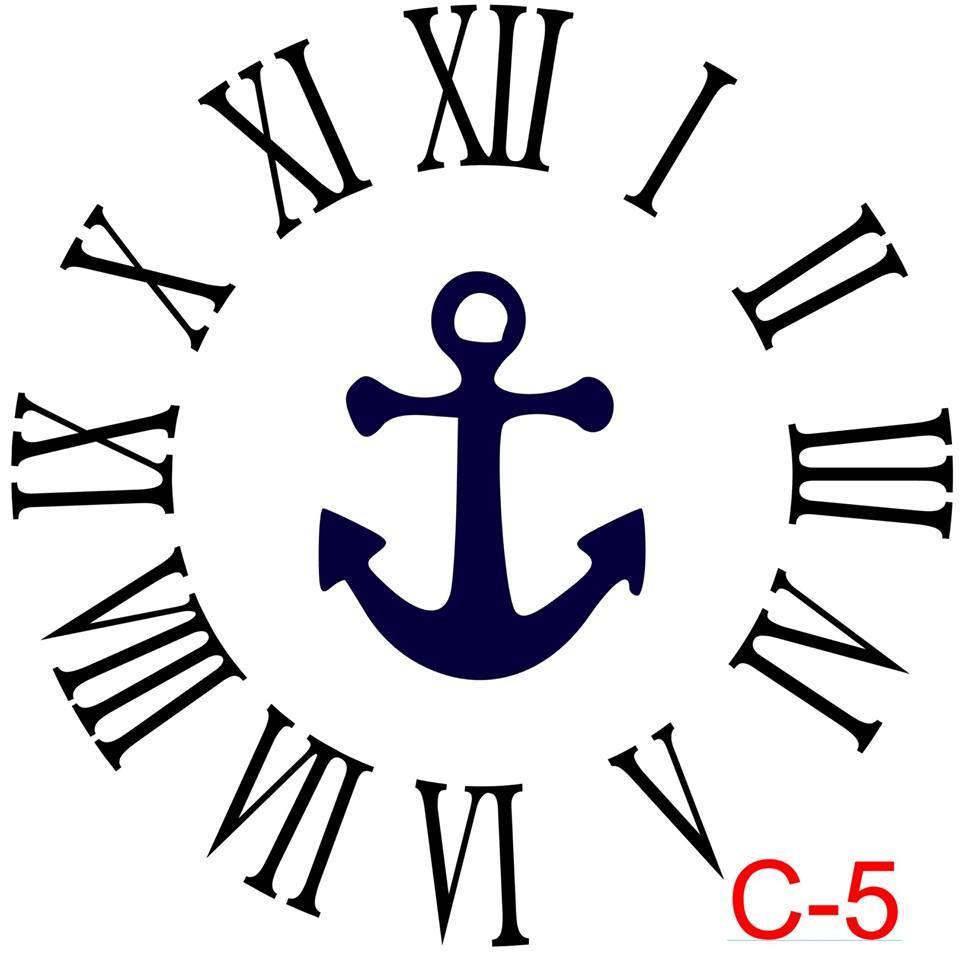 (C-5) Roman Numerals with no border insert anchor