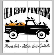 Old Crow Pumpkins 14x14