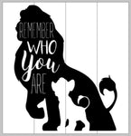 Remember who you are 14x17