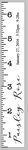 Growth Ruler - Name with birth records vertical 11.5x72