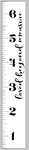 Growth Ruler - Loved beyond measure vertical 11.5x72