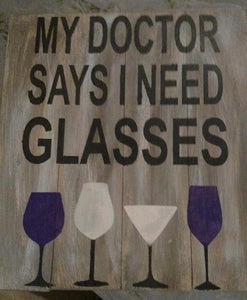 My doctor says I need glasses 14x17