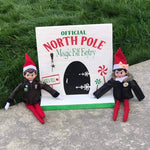Official North Pole Magical Elf Entry (Elf on shelf) 10x10