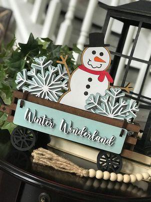 Wagon Insert Winter Wonderland