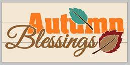 Autumn Blessings 10.5x22