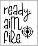 ready aim fire 14x17