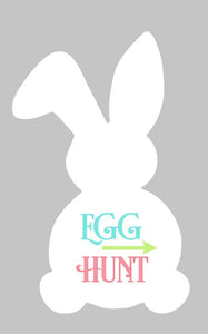 Easter Bunny - Egg Hunt with arrow