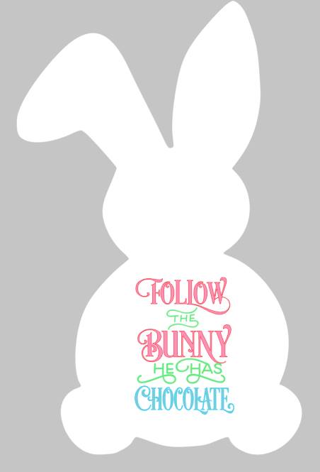 Easter Bunny - Follow the bunny he has chocolate