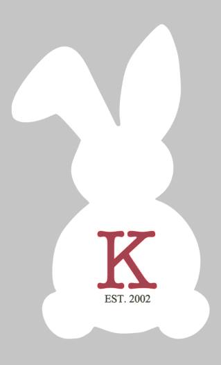 Easter Bunny - Family Initial and Est date