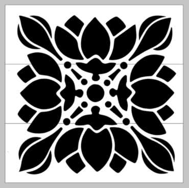 Floral tile 10x10