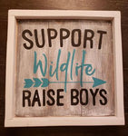 Support wildlife raise boys with arrow 10x10