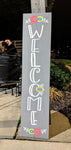 Welcome with flowers 4ft