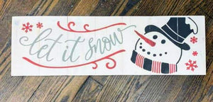 Let it snow with snowman 7x24