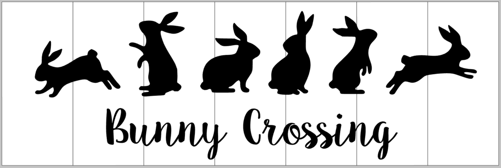 Bunny Crossing 8x24