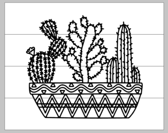 Cactus 14x17