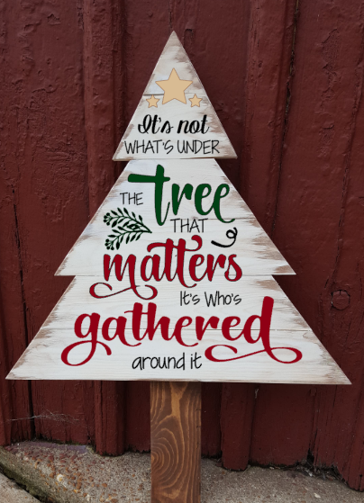 Christmas Tree - It's not whats under the tree that matters