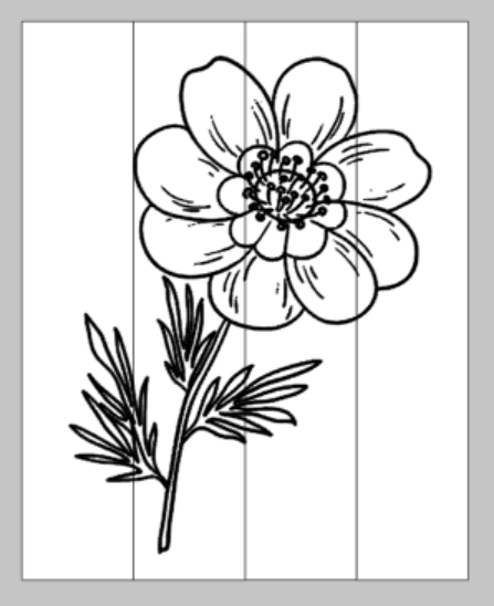 Daisy flower 14x17