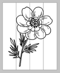 Daisy flower 14x17