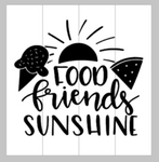 Food friends sunshine 14X14