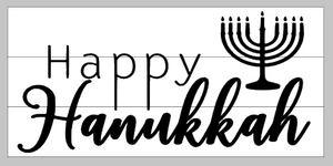 Happy Hanukkah 10.5x22