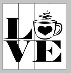 Love Coffee 14x14