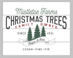 Mistletoe Farms Christmas Trees 14x17