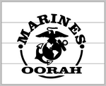 Marines Oorah 14x17