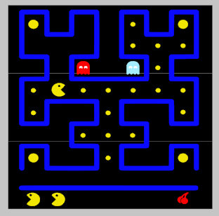 Pacman - level 10x10