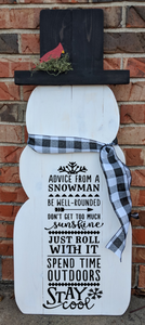 Snowman - Advice from a snowman