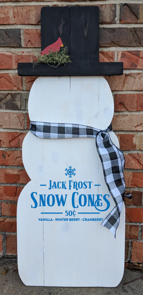 Snowman - Jack Frost snow cones