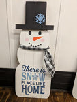 Snowman - There's snow place like home