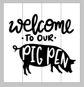 Welcome to our pig pen 14x14