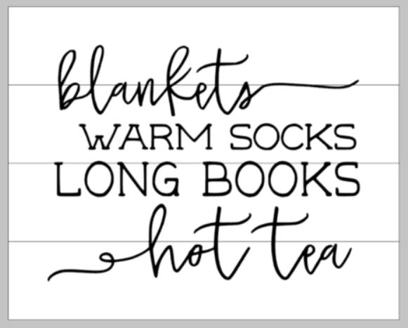 Blankets warm socks 14x17