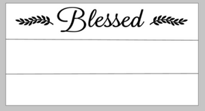 Blessed - Photo Board 17.5x32