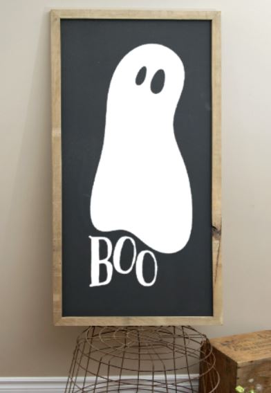 boo with ghost 10.5x22