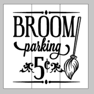 Broom parking 5 cents 14x14