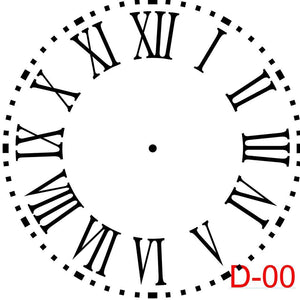 (D-00) Roman Numerals with Dotted Border