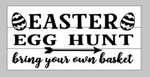 Easter egg hunt bring your own basket 10.5x22