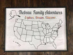 Family Adventures Explore Dream Discover 18x30