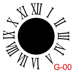 (G-00) Roman Numerals with Solid Center