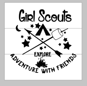 Girl Scouts adventure with friends 10x10