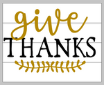 Give thanks with leafy design 14x17