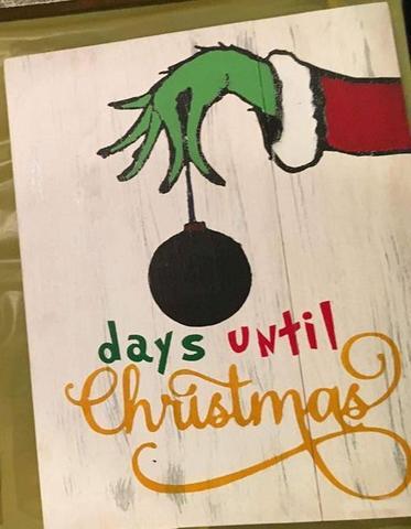 Grinch-Days until Christmas 14x17