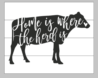 Home is where the herd is 10.5x14