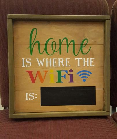 Home is where the WIFI is 14x14