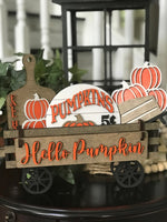 Wagon Insert Hello Pumpkin