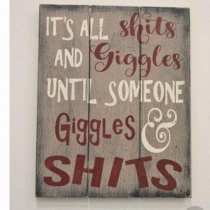 Its all shits and giggles 14x17